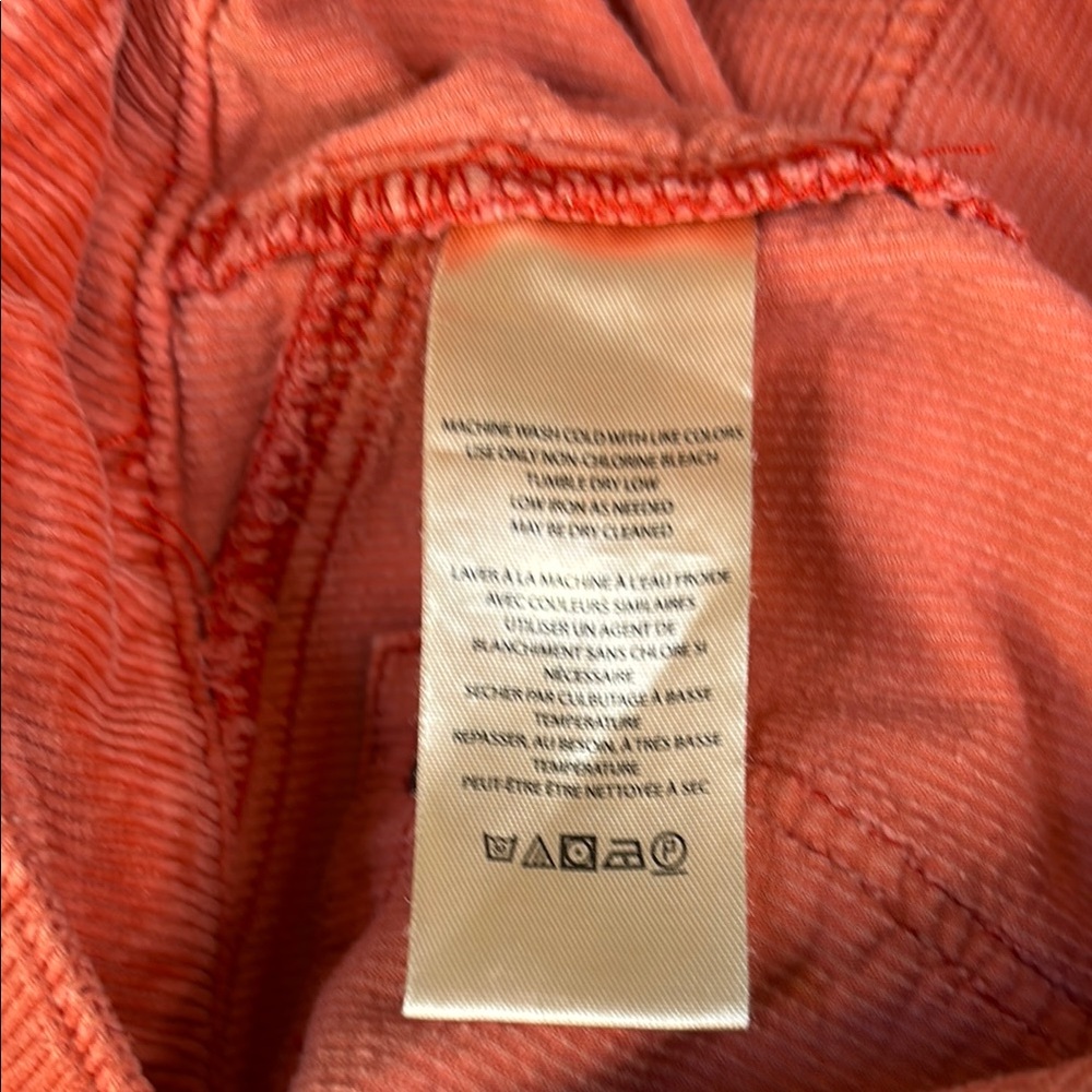 Pilcro Coral Corduroy  Shorts Relaxed Fit - Picture 7 of 7